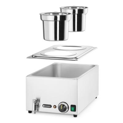 Sada: Vodní lázeň Ranger + 2x 4L nádoba s víkem, HENDI, GN (H)150mm, 8L, 230V/1000W, 604x332x(H)315mm | 201473